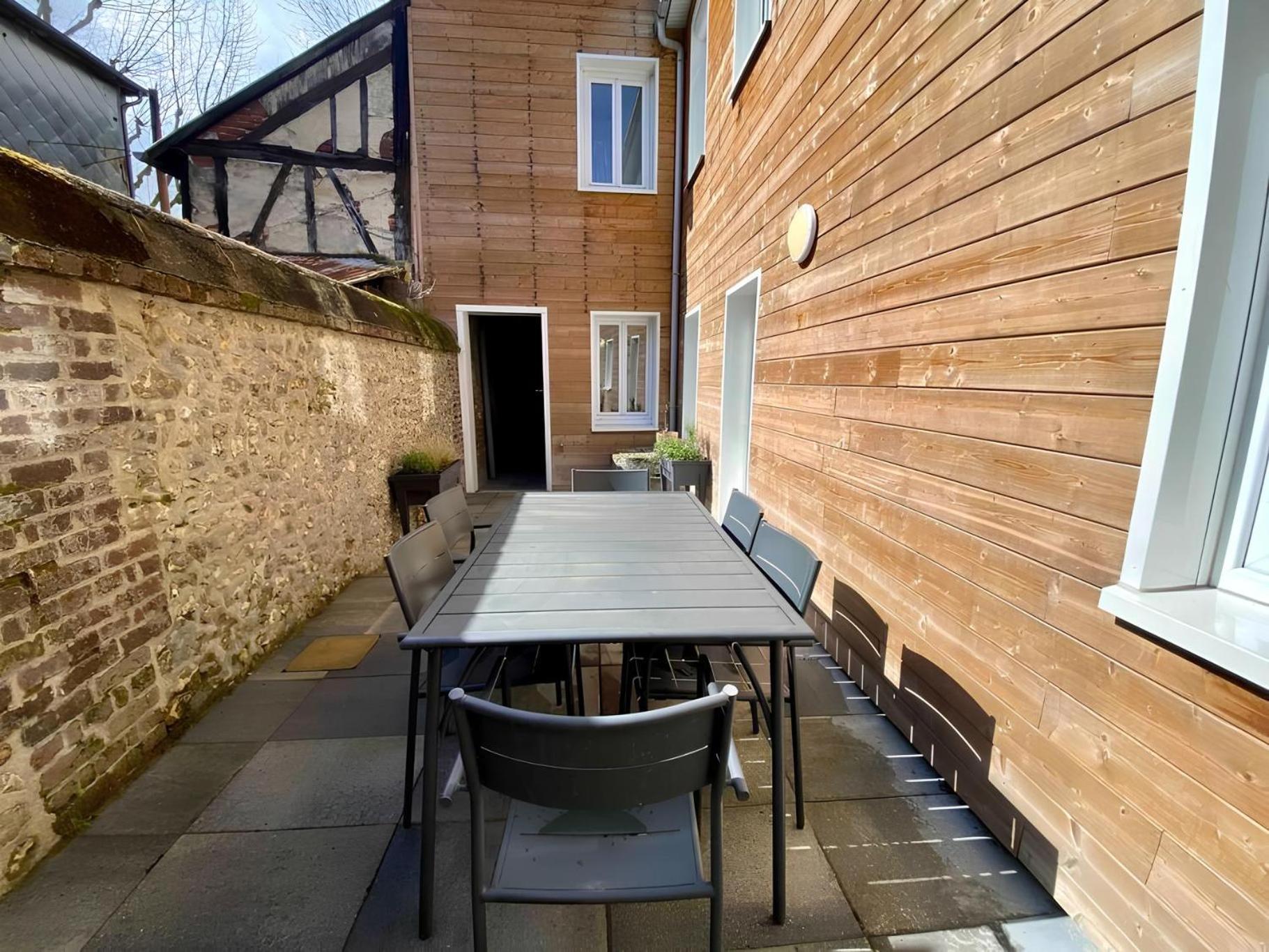 Maison Familiale Avec Exterieur Menage Et Linges Inclus Rouen Kültér fotó